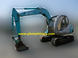 R02. 6 Tons Hydraulic Excavators Rental Services Kobelco SK60-V SUPER with Hydraulic Piping and ArmCrane In Singapore