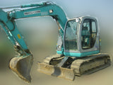 R02. 6 Tons Hydraulic Excavator For Rental Kobelco SK60SR-1ES with Hydraulic Piping and Load Indicator (ArmCrane) In Singapore