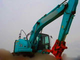 S04. KOBELCO HYDRAULIC EXCAVATOR FOR SALE SK225SR-2 YB05-03150UP 2008YR WITH GRAPPLE IN SINGAPORE