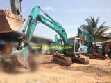 S04. 20 TONS HYDRAULIC EXCAVATOR FOR SALE KOBELCO SK200-6ES YN10-40800UP 2005YR WITH HYDRAULIC PIPING, IN SINGAPORE