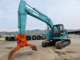 S04.  KOBELCO HYDRAULIC EXCAVATOR FOR SALE SK225SR-2 YB06-03800UP 2012YR WITH GRAPPLE IN SINGAPORE