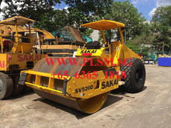 A02. 10 TONS SAKAI SV520D VIBRATORY ROAD ROLLER FOR RENT IN SINGAPORE