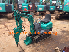 0.5ton super mini excavator for rental yanmar singapore pls machinery